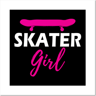 Skater Girl - Skateboard w Posters and Art